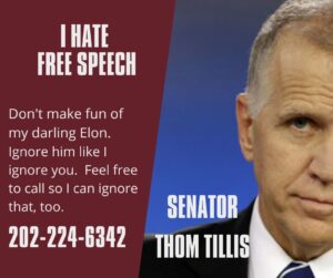 Thom Tillis Mr Waffle
